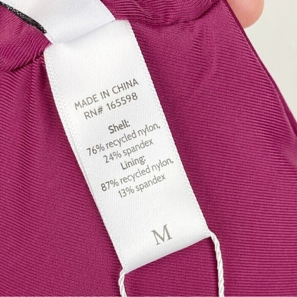 Andie The Santorini One Piece Swimsuit Cut-Out Plum Size M NWT - Picture 11 of 11